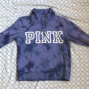 Pink quarter zip sweatshirt!